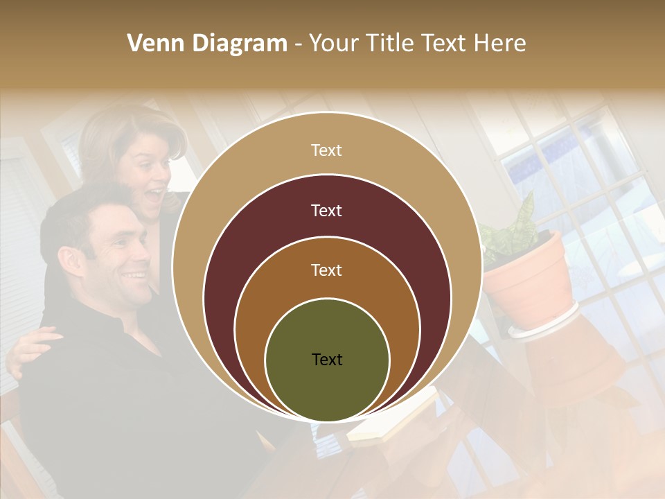 Human Room Toon PowerPoint Template