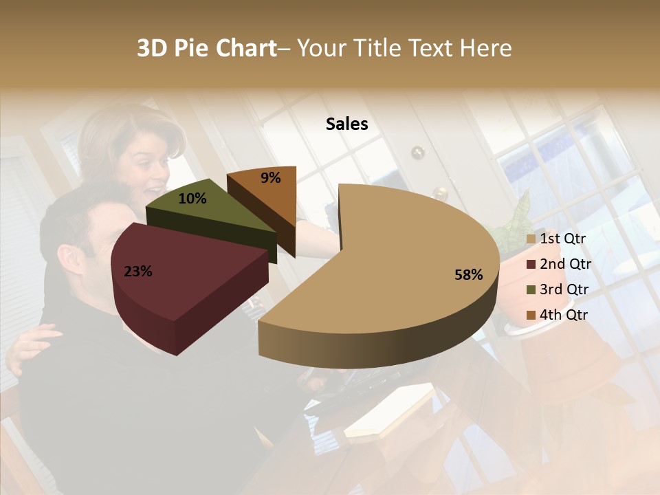 Human Room Toon PowerPoint Template