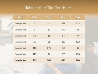 Management Figure Table PowerPoint Template