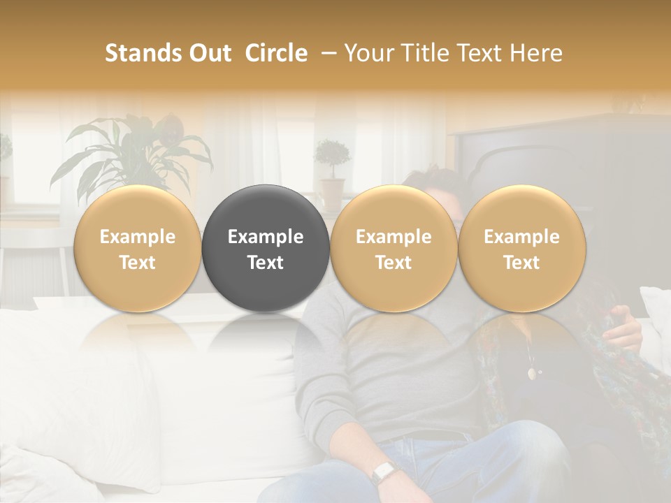 Management Figure Table PowerPoint Template