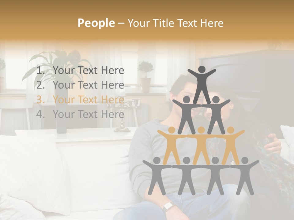 Management Figure Table PowerPoint Template