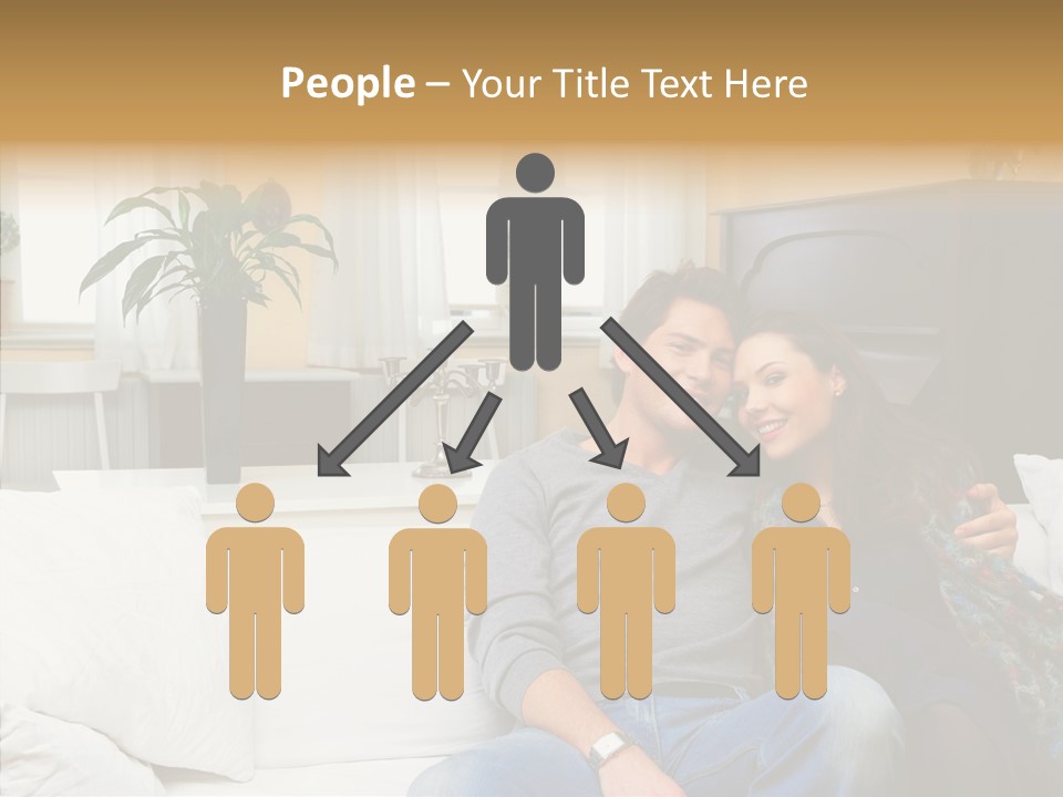 Management Figure Table PowerPoint Template