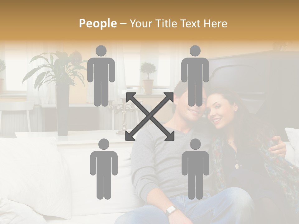 Management Figure Table PowerPoint Template