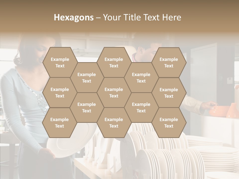 Blue Furniture Chair PowerPoint Template