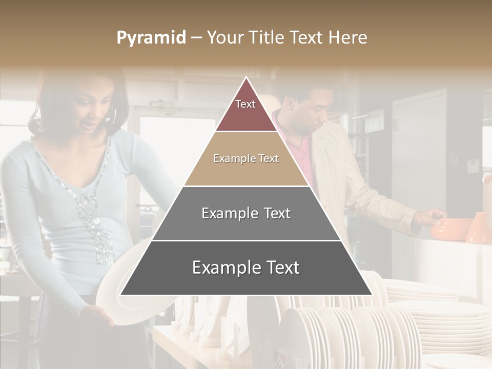 Blue Furniture Chair PowerPoint Template