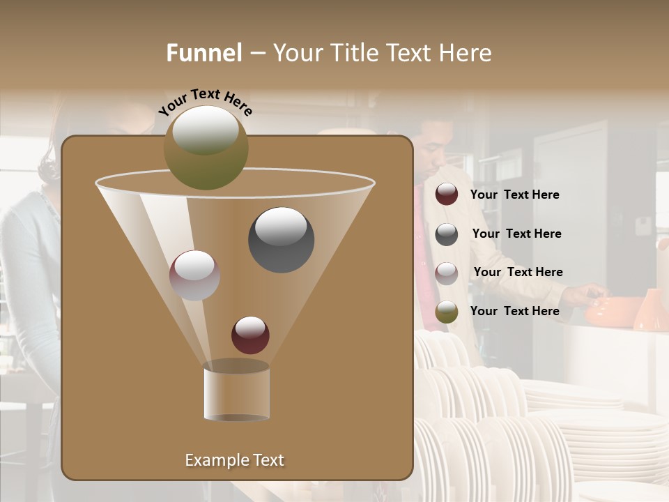 Blue Furniture Chair PowerPoint Template