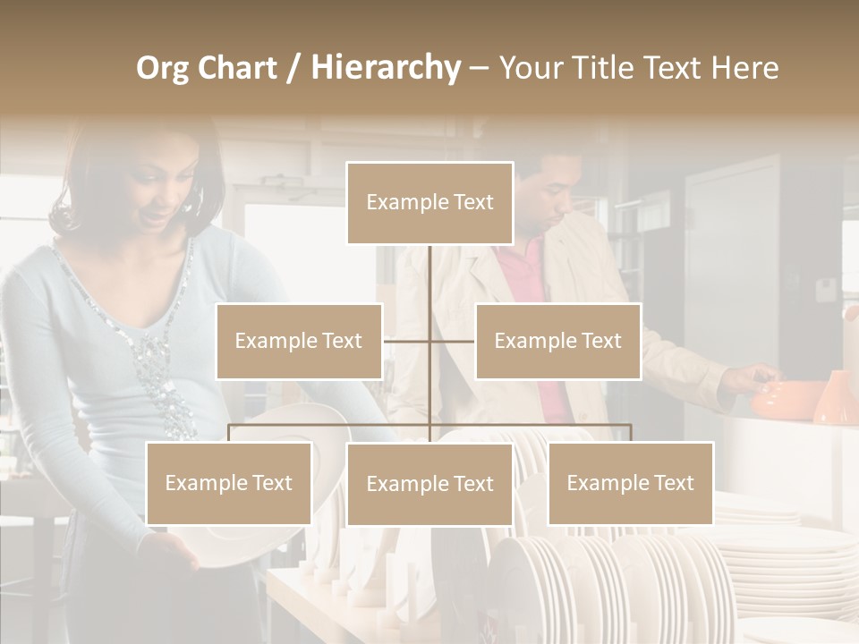 Blue Furniture Chair PowerPoint Template