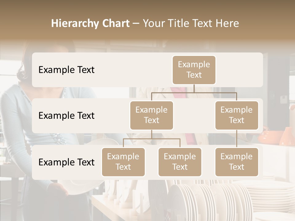 Blue Furniture Chair PowerPoint Template