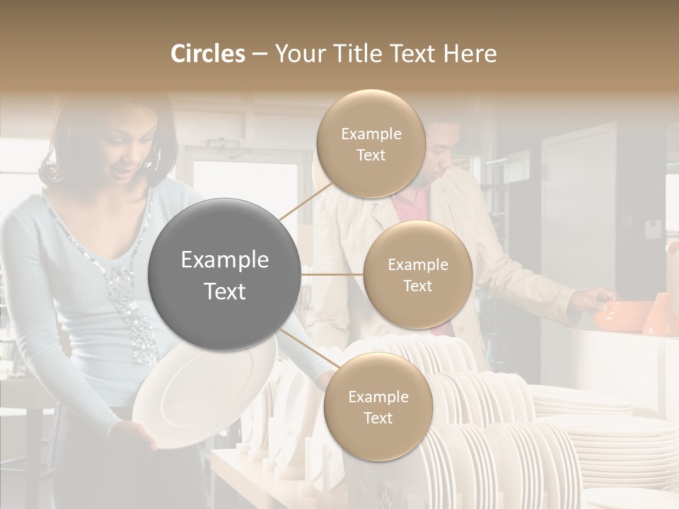 Blue Furniture Chair PowerPoint Template