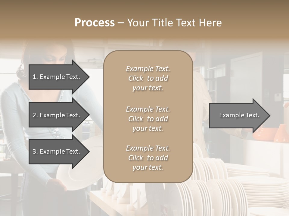 Blue Furniture Chair PowerPoint Template
