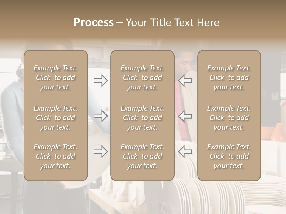 Blue Furniture Chair PowerPoint Template