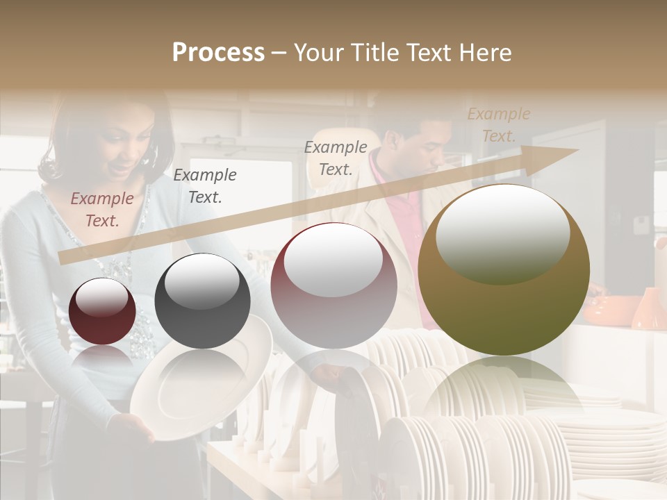 Blue Furniture Chair PowerPoint Template