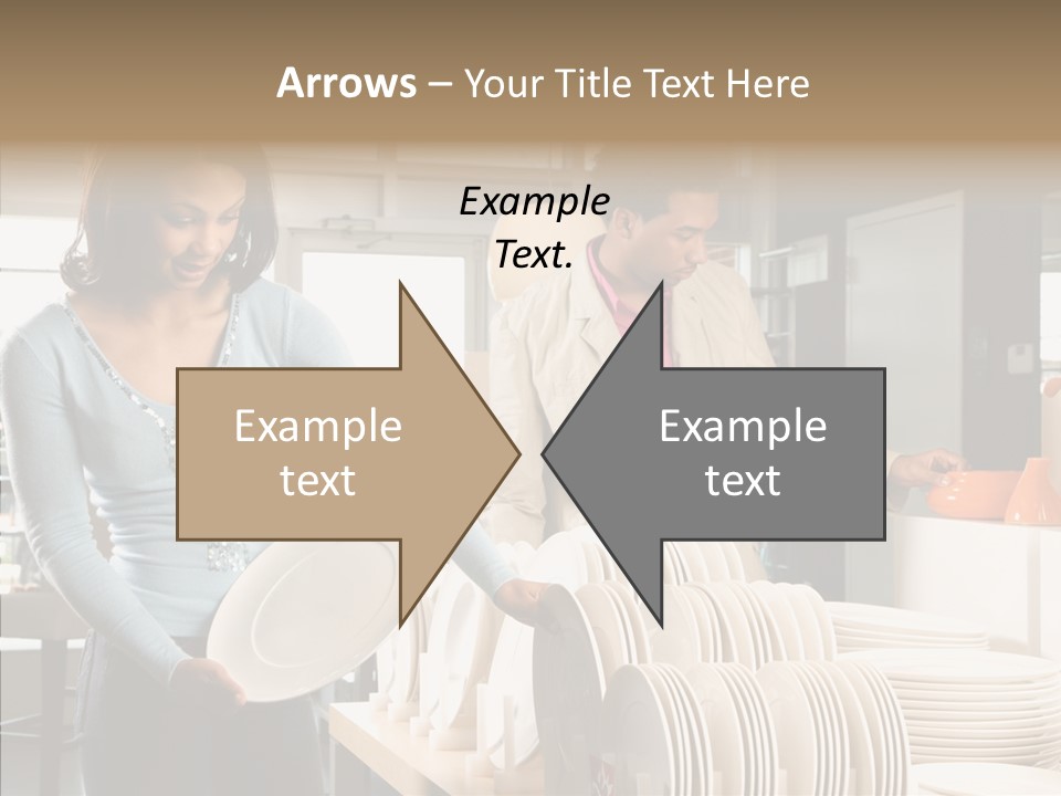 Blue Furniture Chair PowerPoint Template