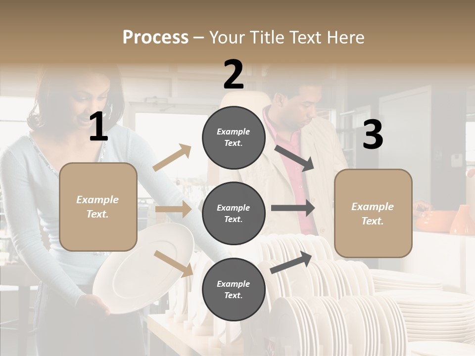 Blue Furniture Chair PowerPoint Template