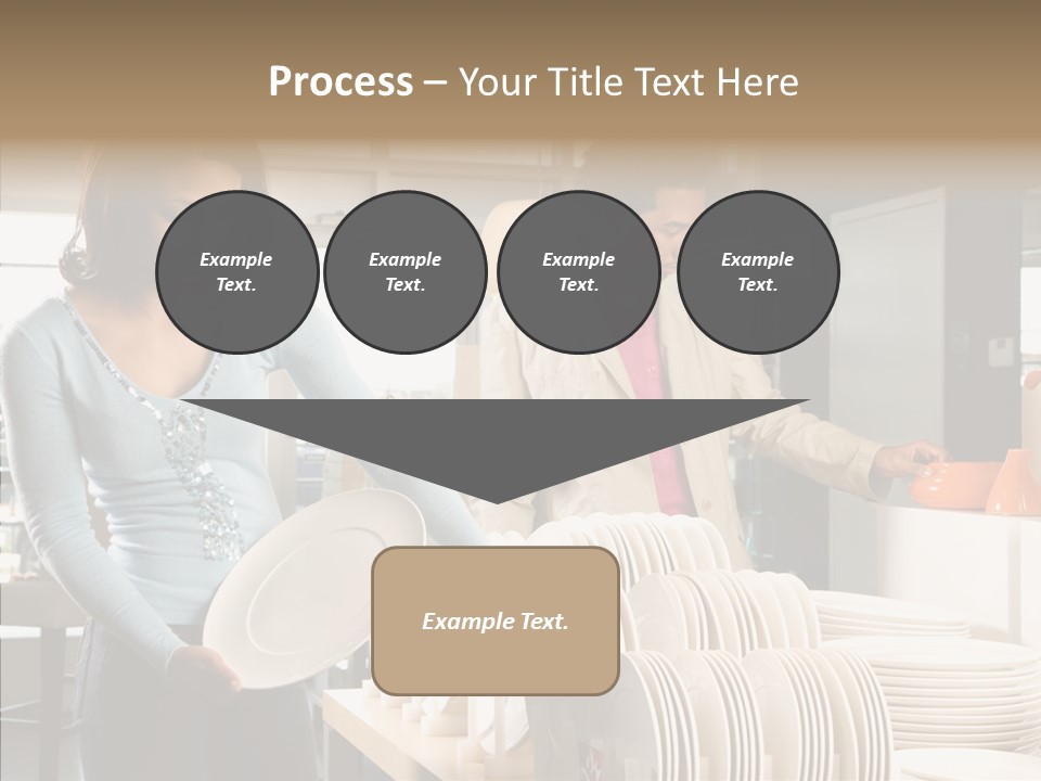 Blue Furniture Chair PowerPoint Template