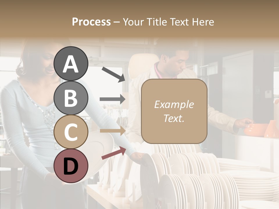 Blue Furniture Chair PowerPoint Template