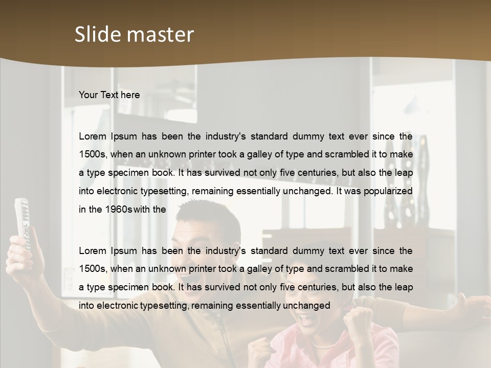 Team Trategy Toon PowerPoint Template