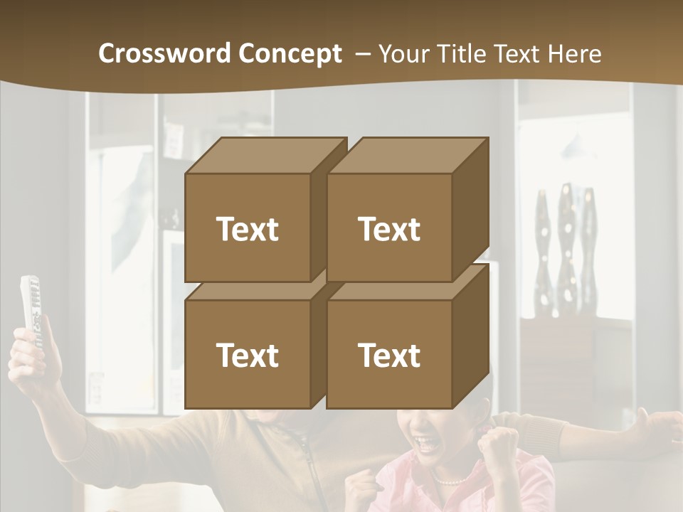 Team Trategy Toon PowerPoint Template