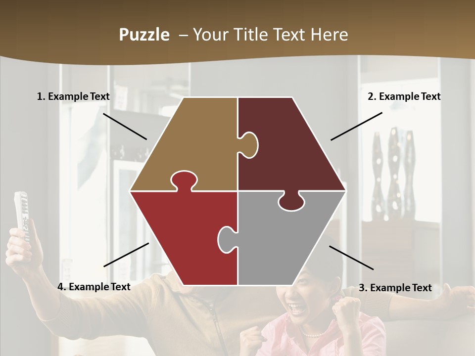 Team Trategy Toon PowerPoint Template