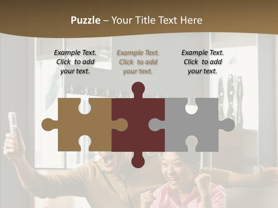 Team Trategy Toon PowerPoint Template