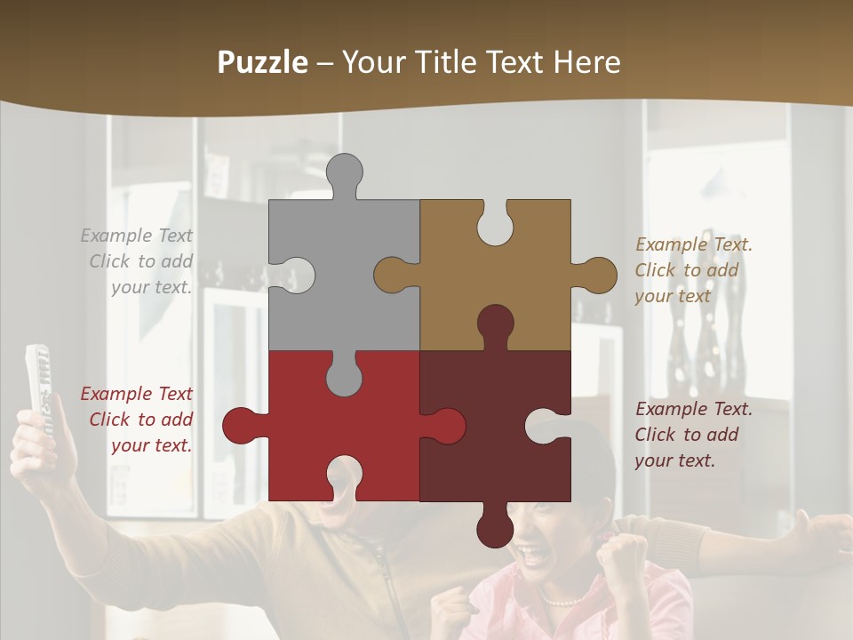 Team Trategy Toon PowerPoint Template