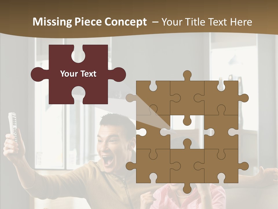 Team Trategy Toon PowerPoint Template