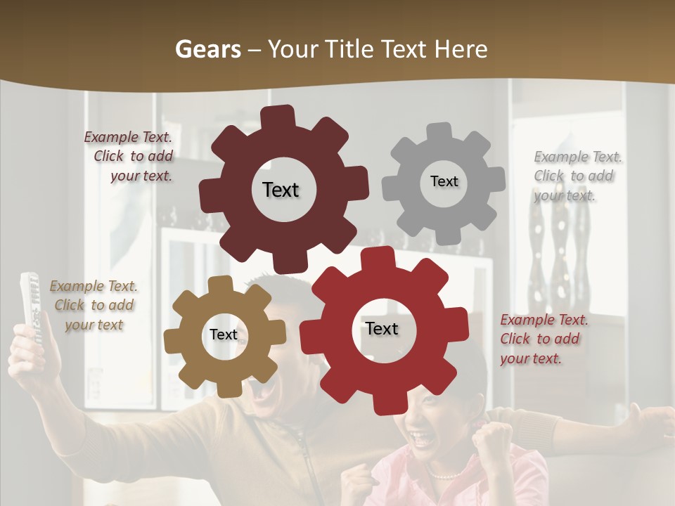 Team Trategy Toon PowerPoint Template