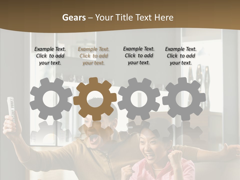 Team Trategy Toon PowerPoint Template