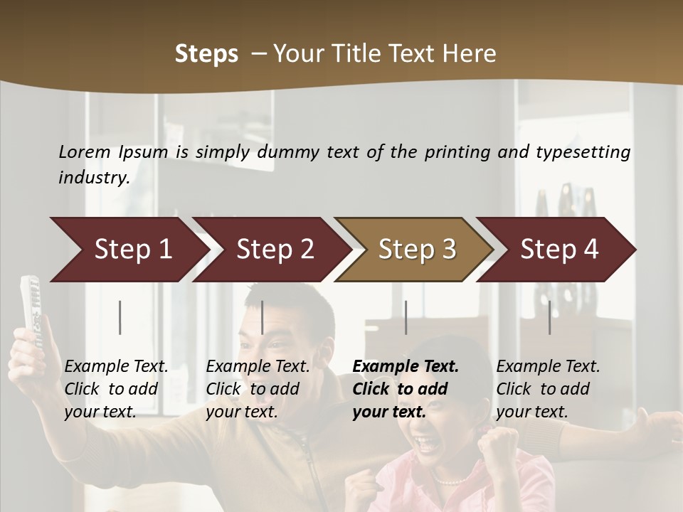 Team Trategy Toon PowerPoint Template
