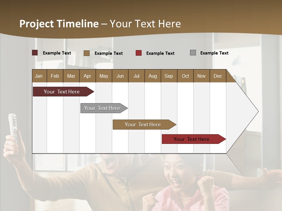 Team Trategy Toon PowerPoint Template
