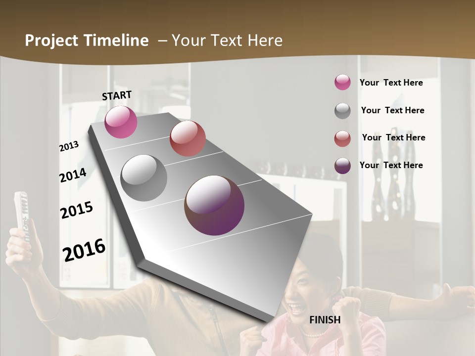 Team Trategy Toon PowerPoint Template