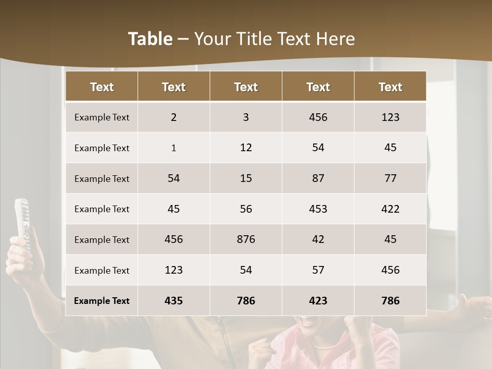 Team Trategy Toon PowerPoint Template