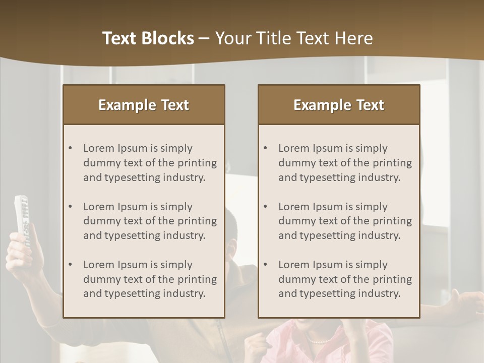 Team Trategy Toon PowerPoint Template