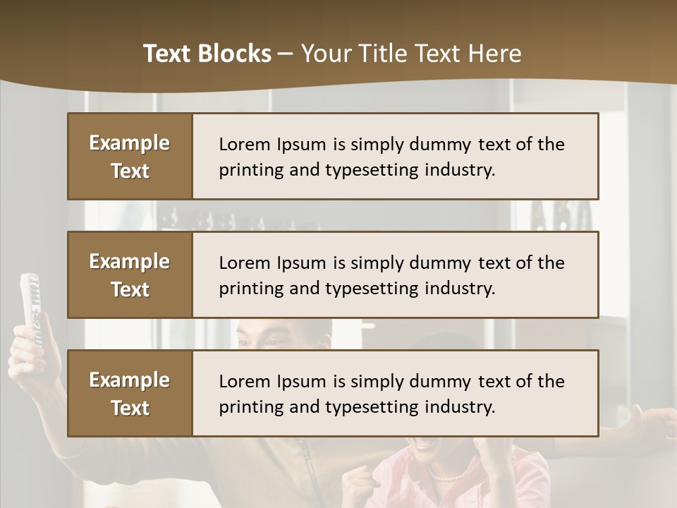Team Trategy Toon PowerPoint Template