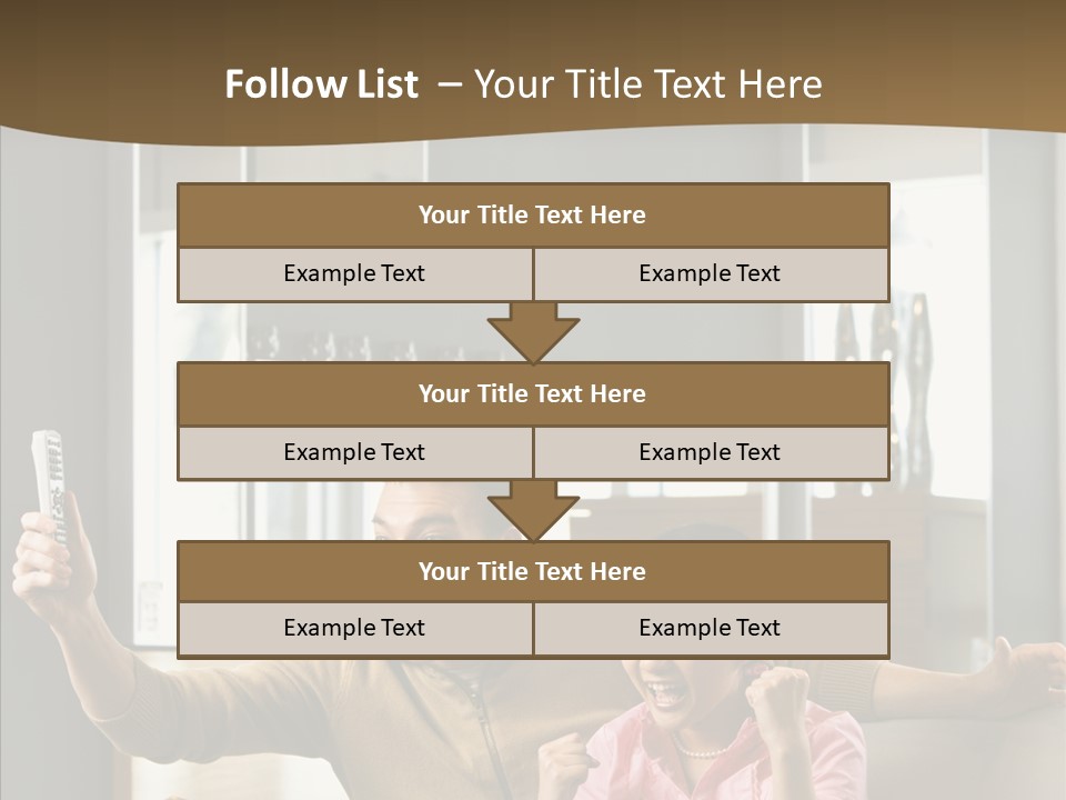Team Trategy Toon PowerPoint Template