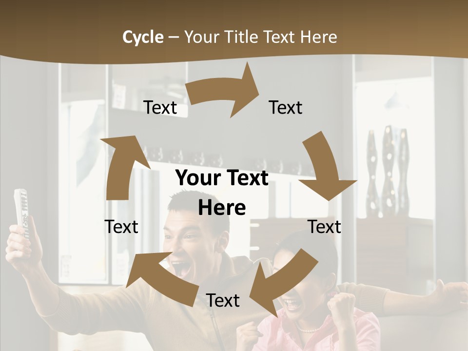 Team Trategy Toon PowerPoint Template