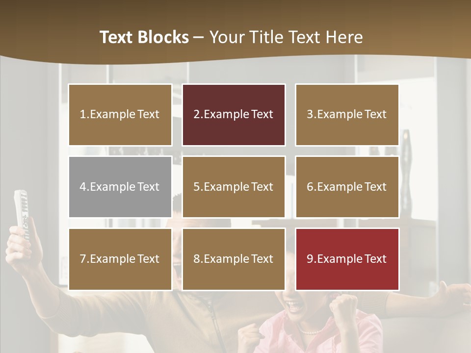 Team Trategy Toon PowerPoint Template