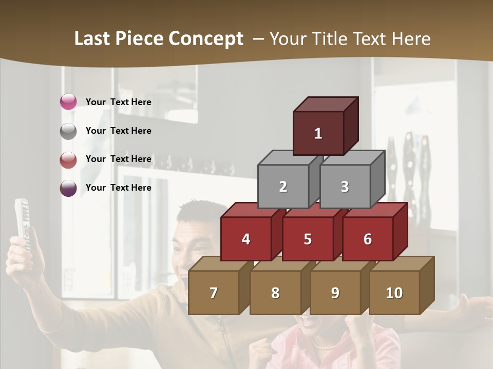 Team Trategy Toon PowerPoint Template