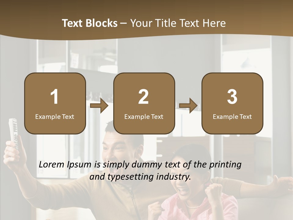 Team Trategy Toon PowerPoint Template