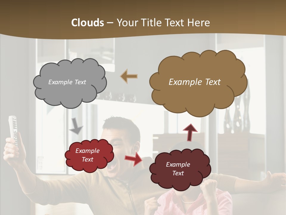 Team Trategy Toon PowerPoint Template
