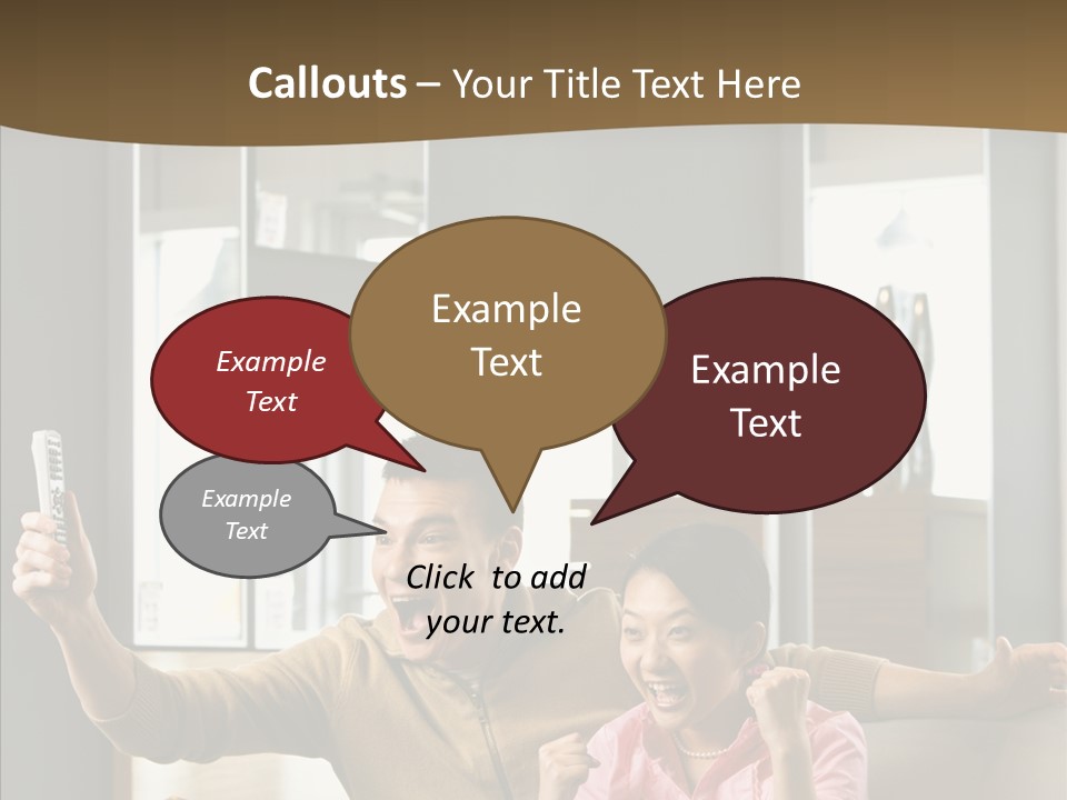 Team Trategy Toon PowerPoint Template