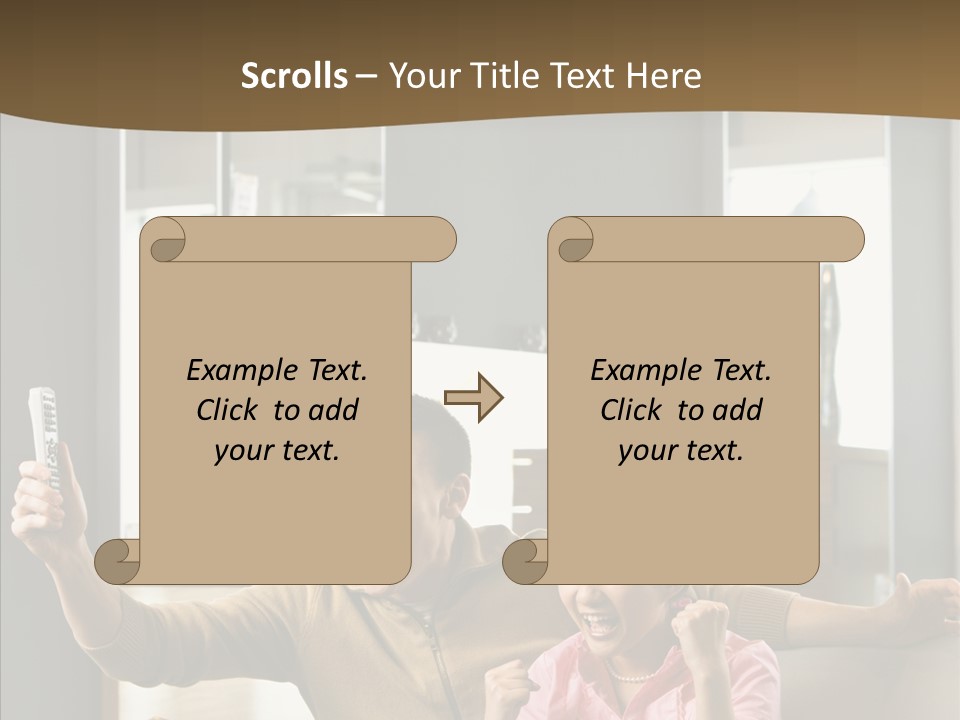 Team Trategy Toon PowerPoint Template