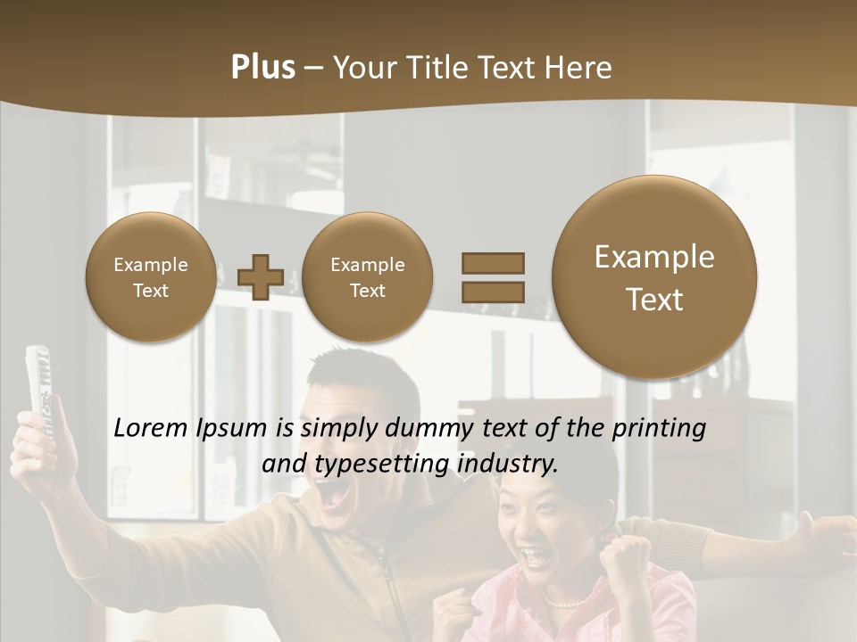 Team Trategy Toon PowerPoint Template