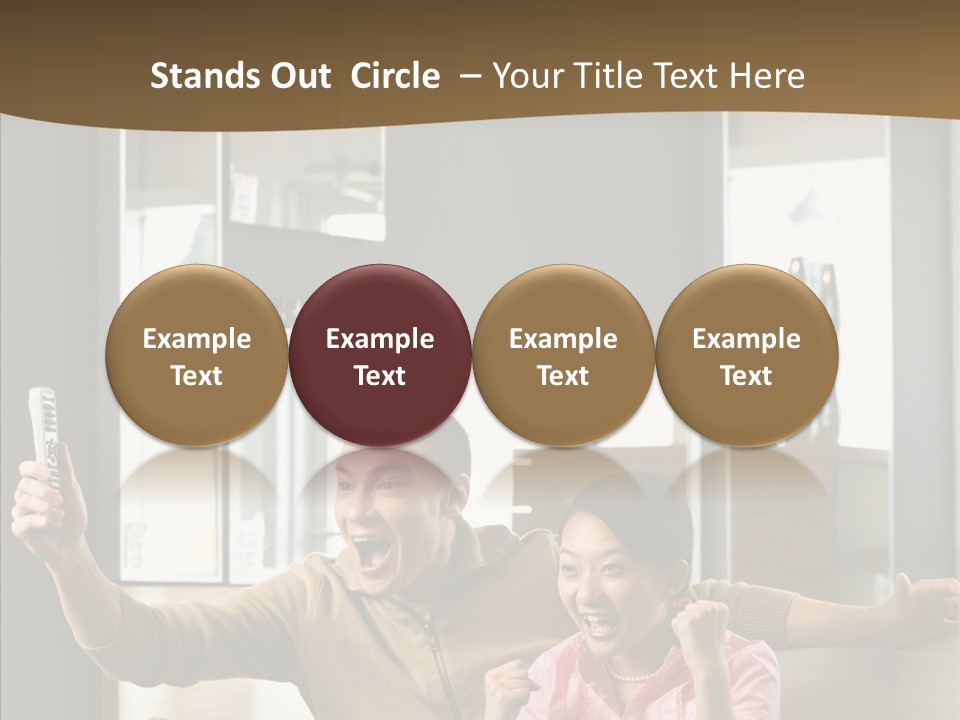 Team Trategy Toon PowerPoint Template