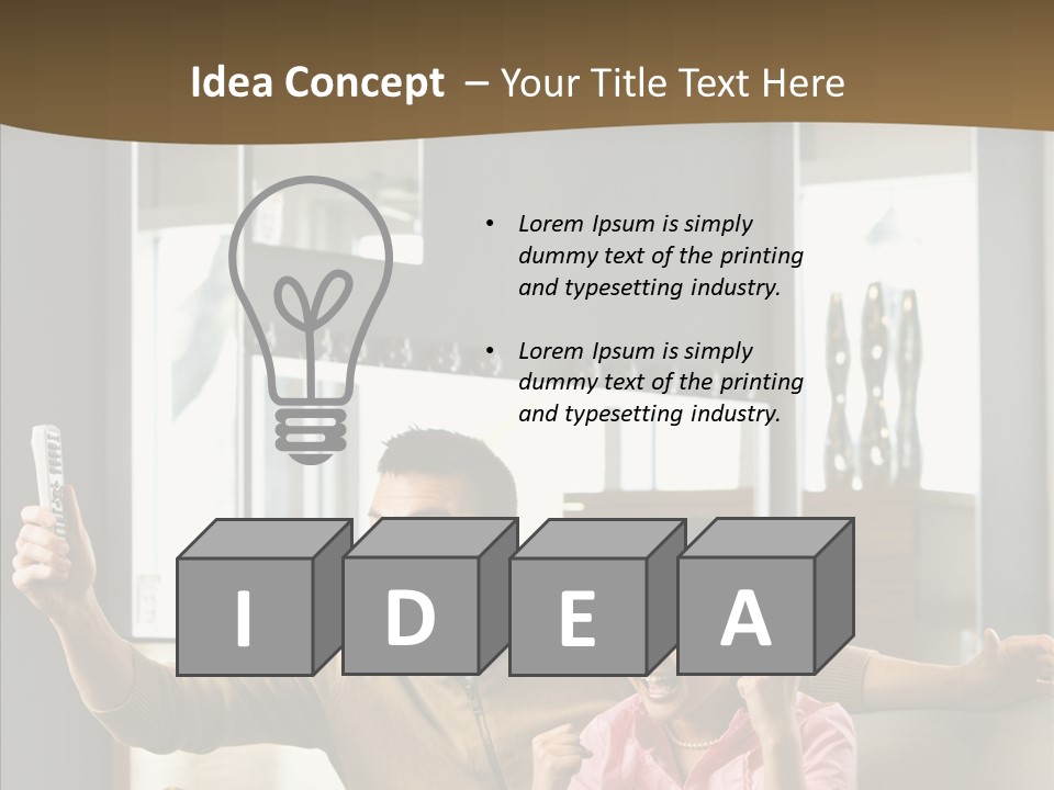 Team Trategy Toon PowerPoint Template