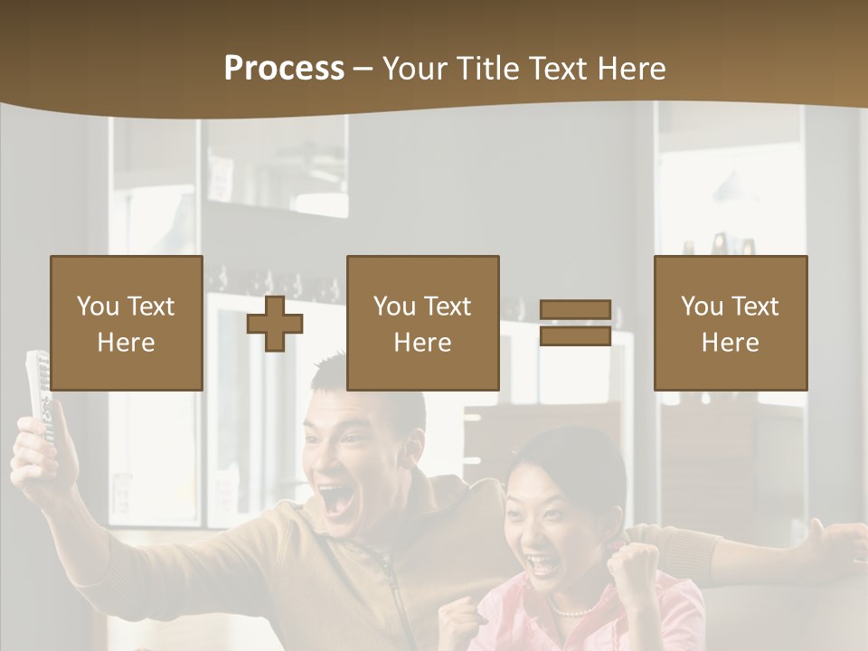 Team Trategy Toon PowerPoint Template