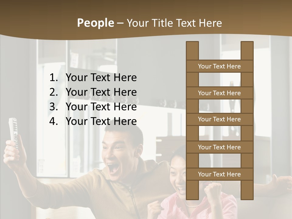 Team Trategy Toon PowerPoint Template
