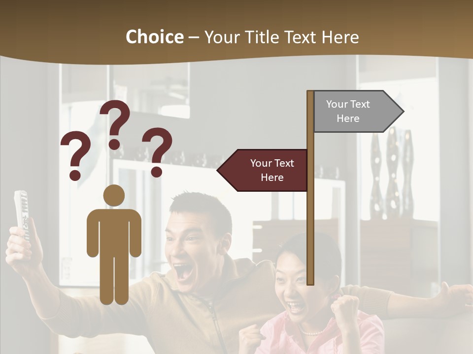 Team Trategy Toon PowerPoint Template