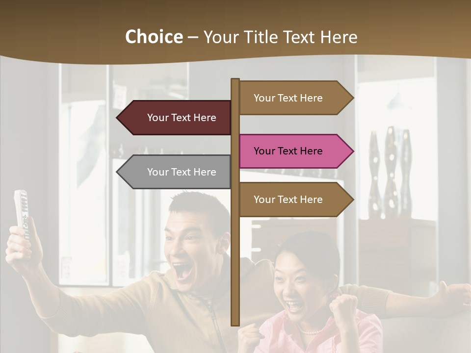 Team Trategy Toon PowerPoint Template