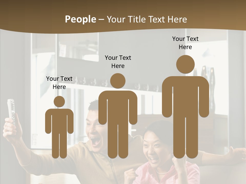 Team Trategy Toon PowerPoint Template